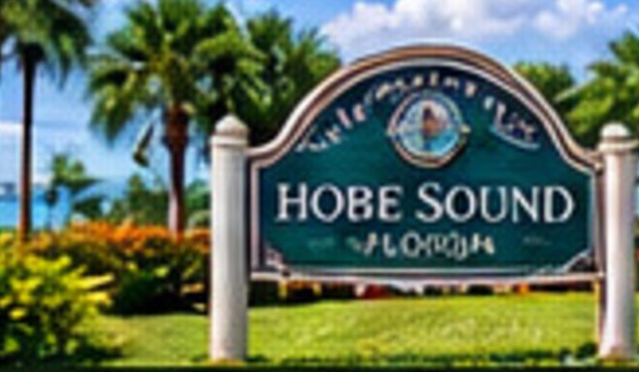 Illustrative Hobe Sound service-area artwork